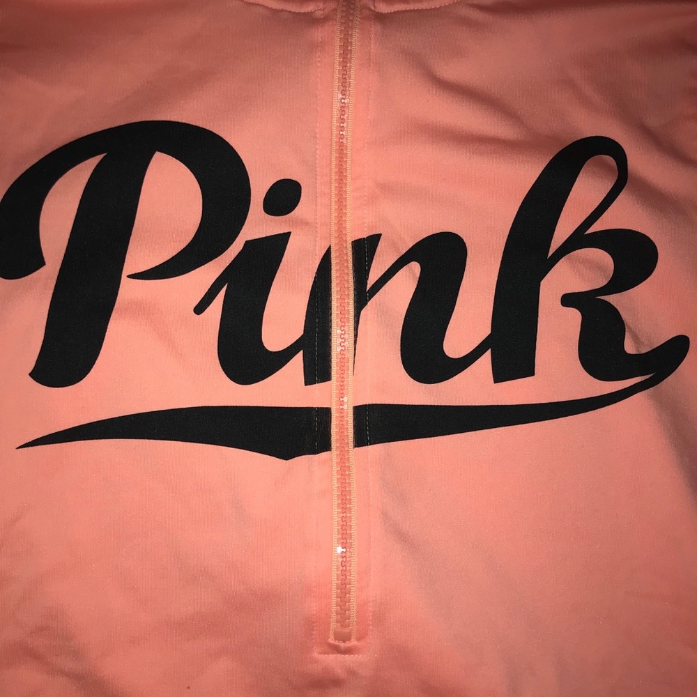 Pink Victoria’s Secret Half Zip Up